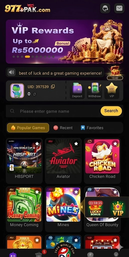 977PAK Gaming Interface