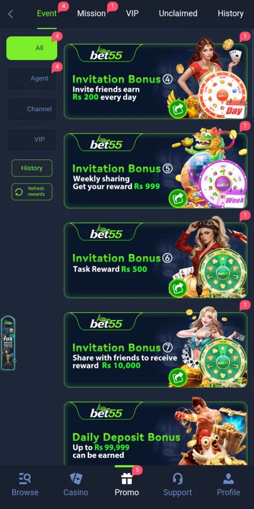 BET55 Event